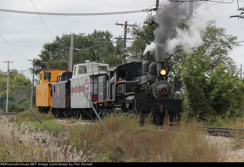 J. Neil's #5 in caboose train service